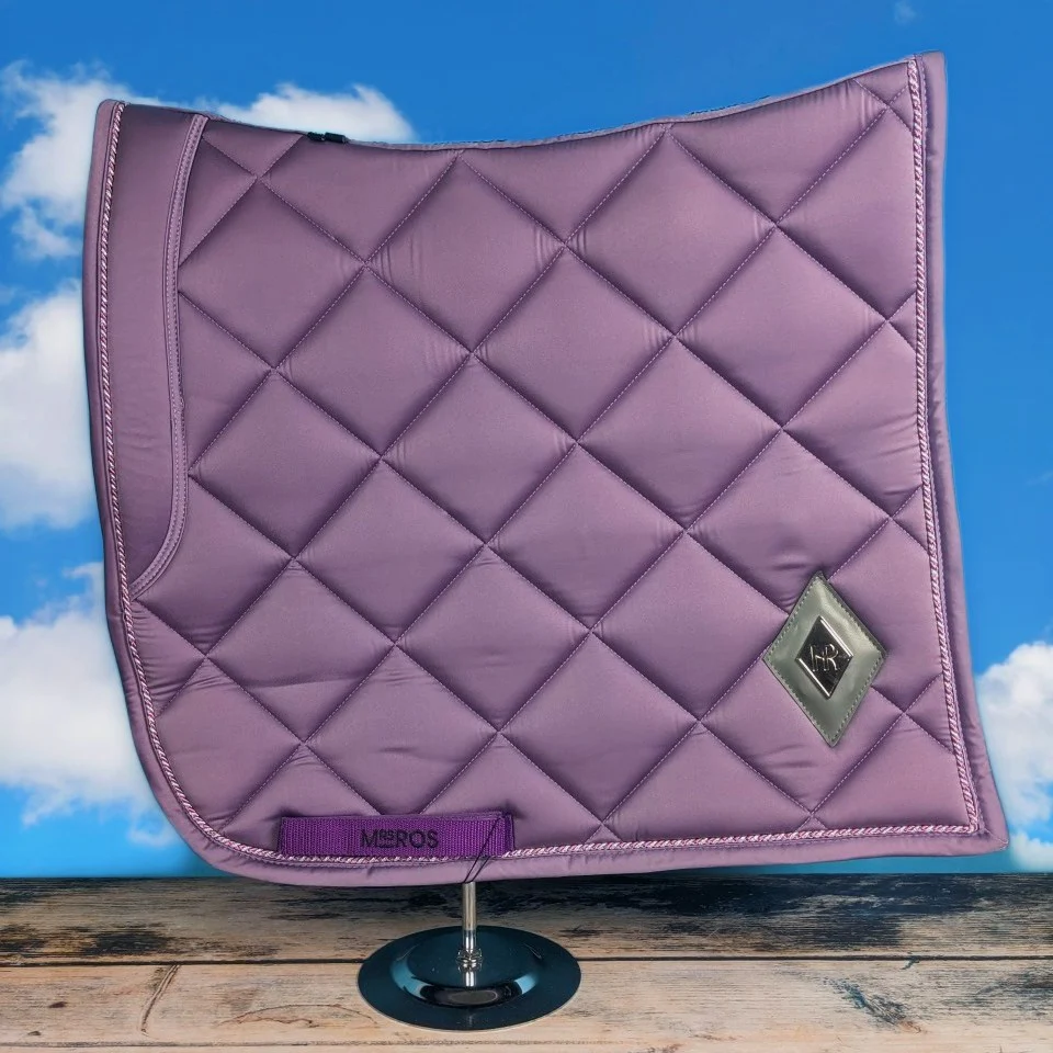 MRS. ROS - Charmer Dressage Saddle Pad - Smokey Purple