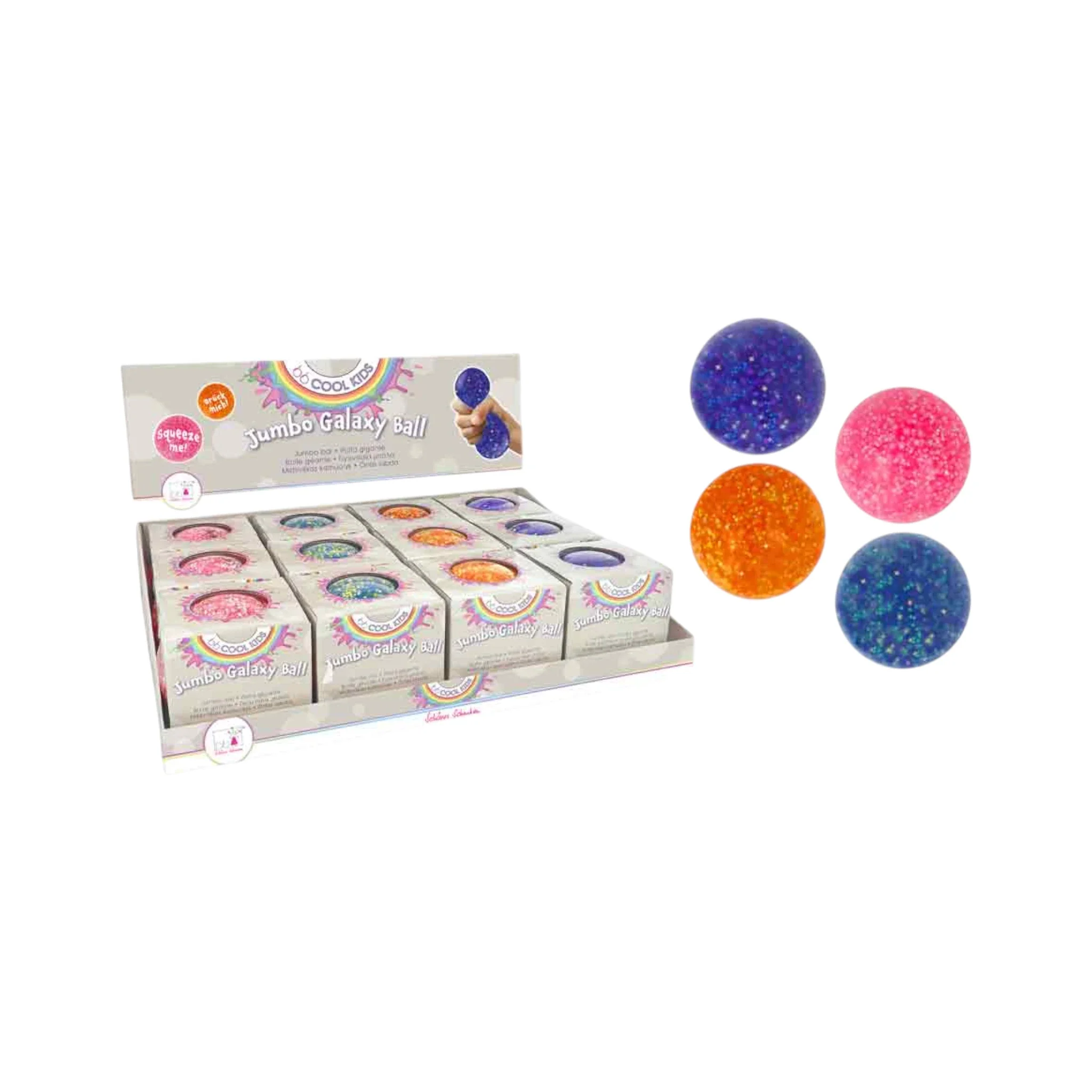 Quetschball in Jumbogröße - Galaxie-Optik Anti-Stress Ball – Bild 2