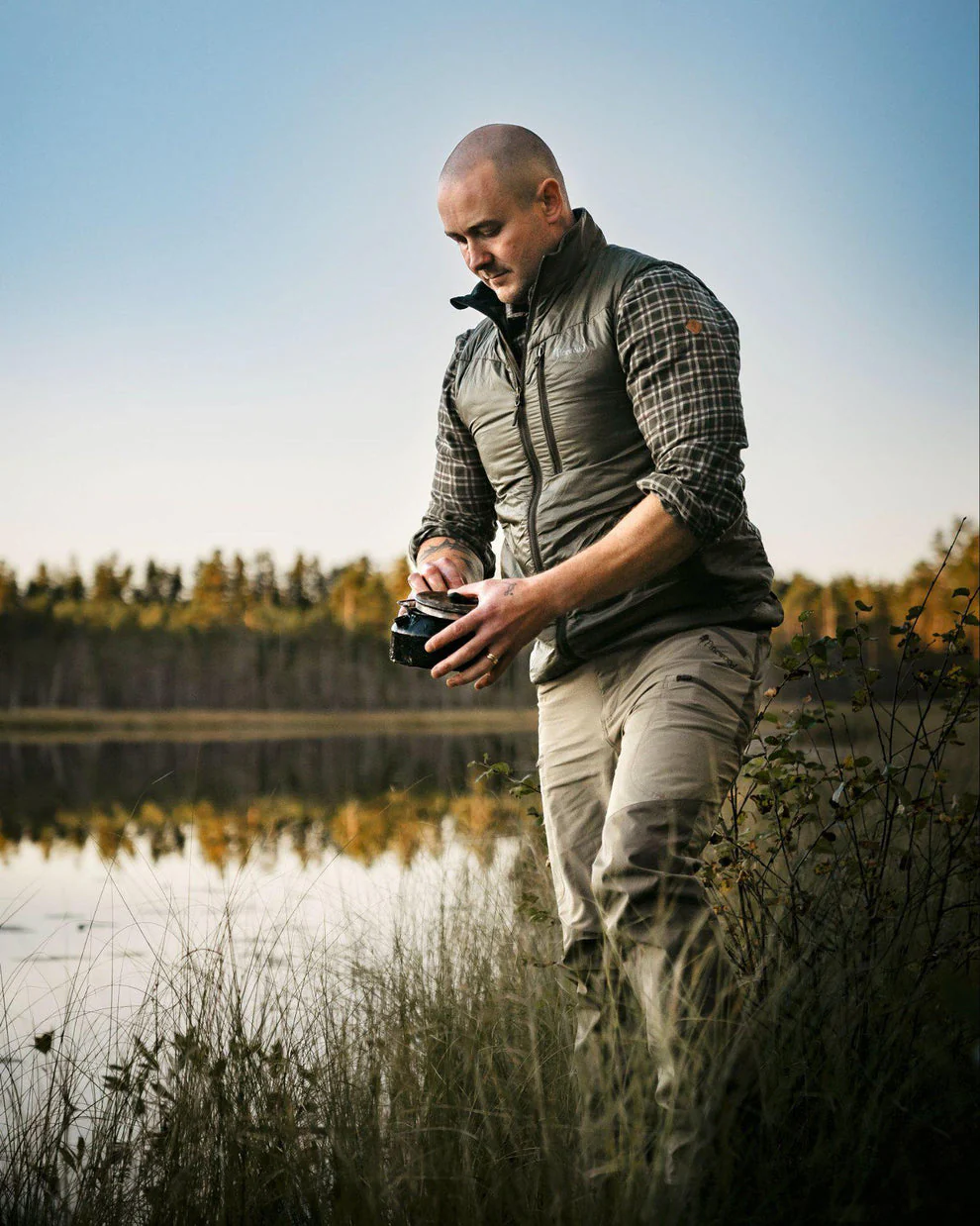 Pinewood® Wool Insulated Midlayer Weste für Herren – Bild 7