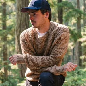 Fog Gestrickter Pullover - Stein