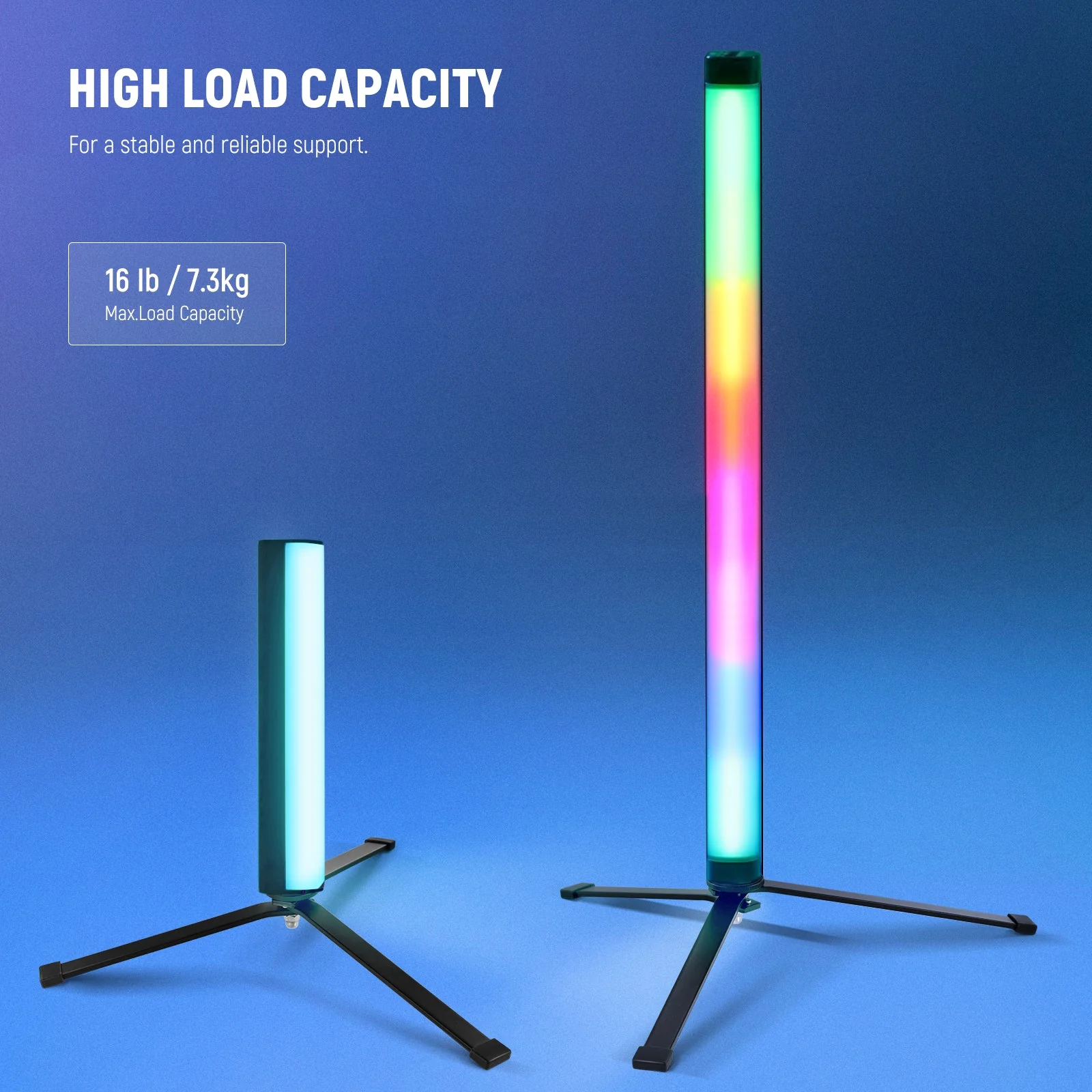 NEEWER CTN5 Metall Ministativsockel für TL120C TL60 CL124 Tube Light Wand Stick – Bild 6