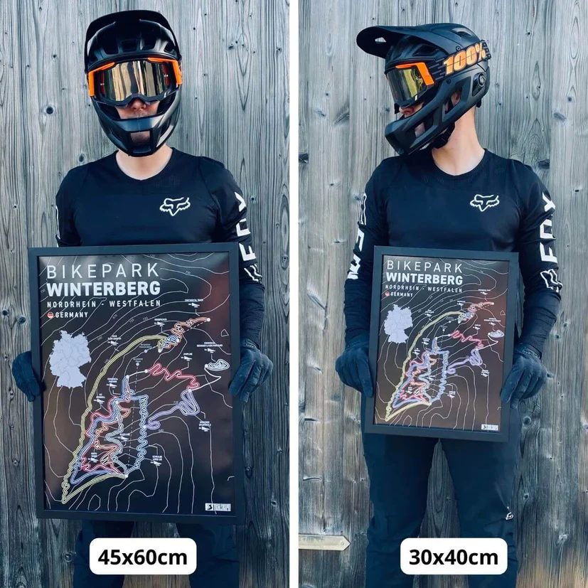 Flowtrail Mosbach Baden-Württemberg Germany 30x40cm – Bild 5