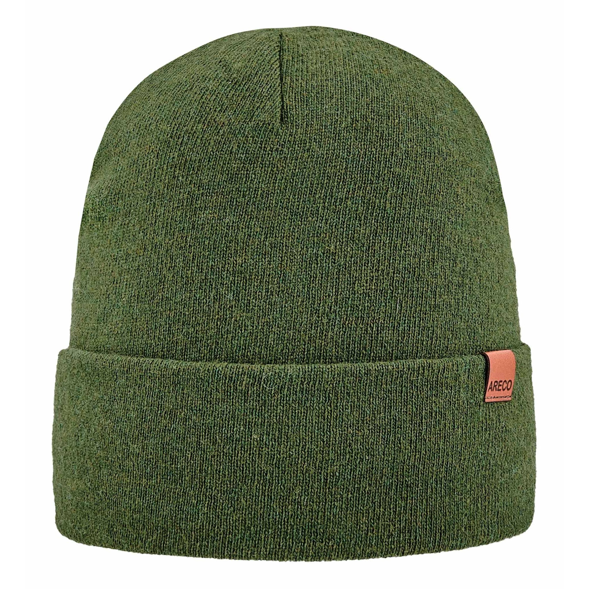 ARECO Unisex Beanie Cashmere Cashfive Geo 7376 Mütze Strickmütze – Bild 5