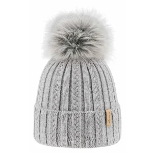 ARECO Kinder Pudelmütze Juniors 7826 Girls Mütze Bommelmütze Wintermütze