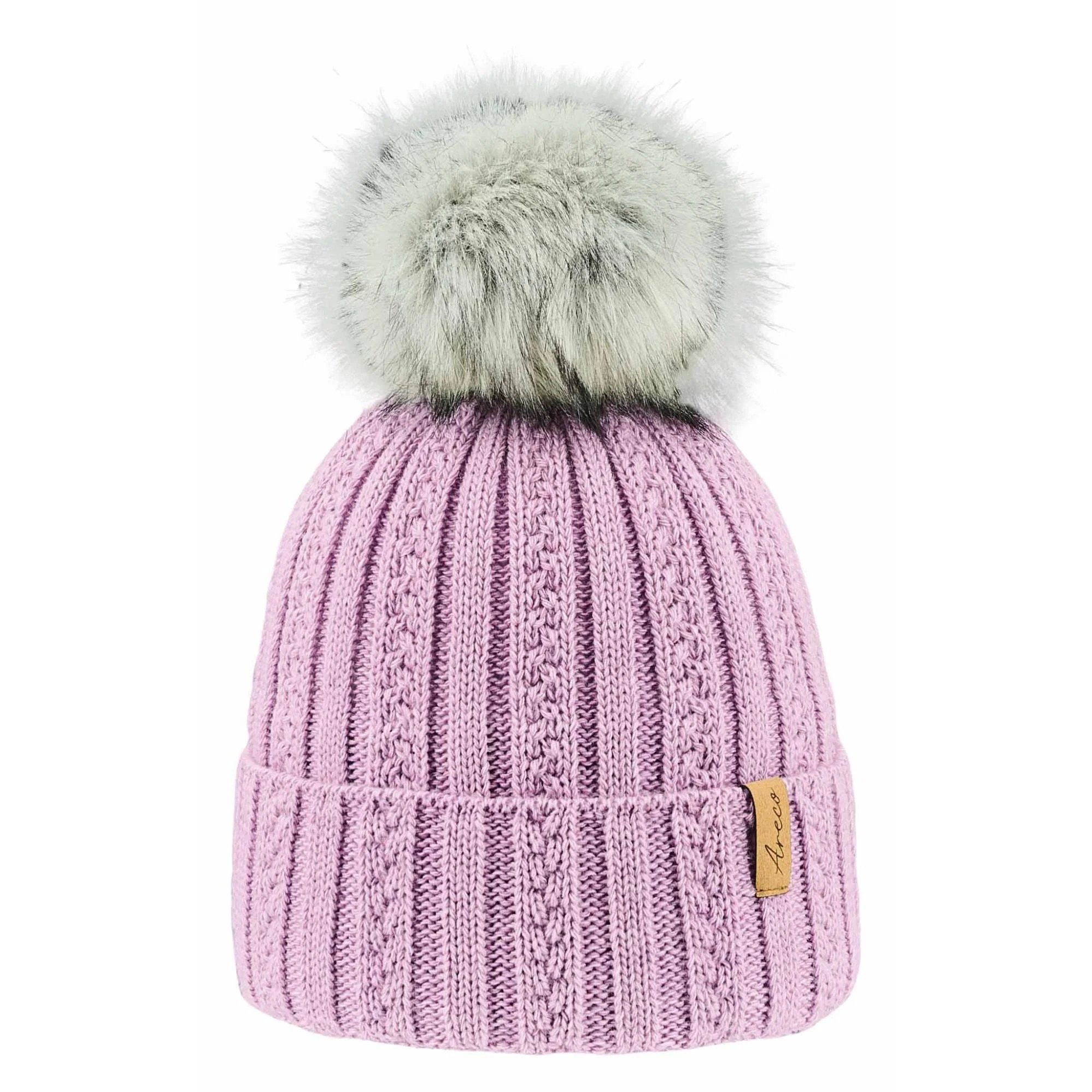 ARECO Kinder Pudelmütze Juniors 7826 Girls Mütze Bommelmütze Wintermütze – Bild 6