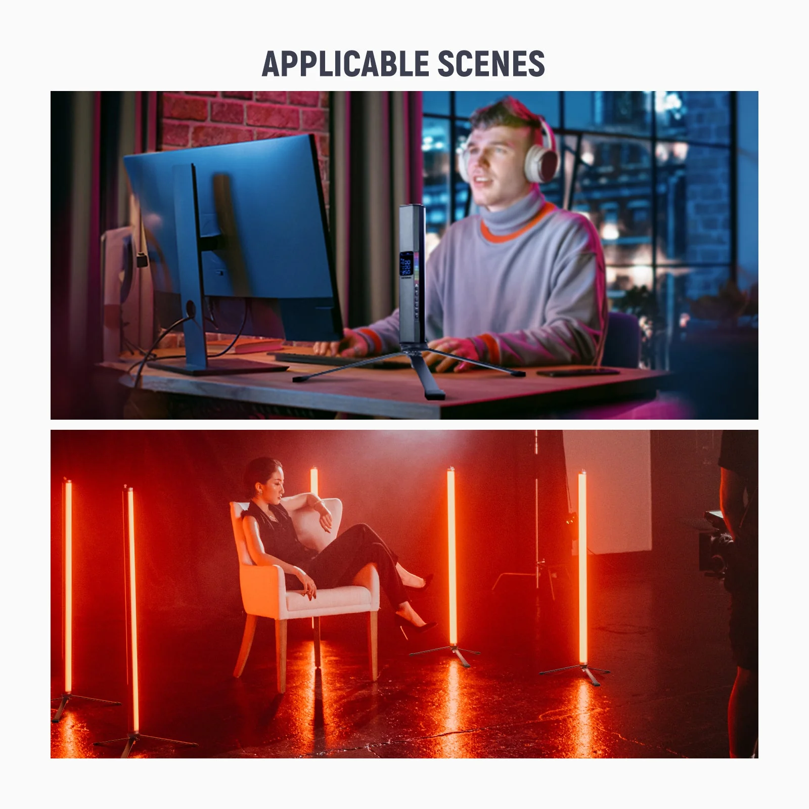 NEEWER CTN5 Metall Ministativsockel für TL120C TL60 CL124 Tube Light Wand Stick – Bild 8