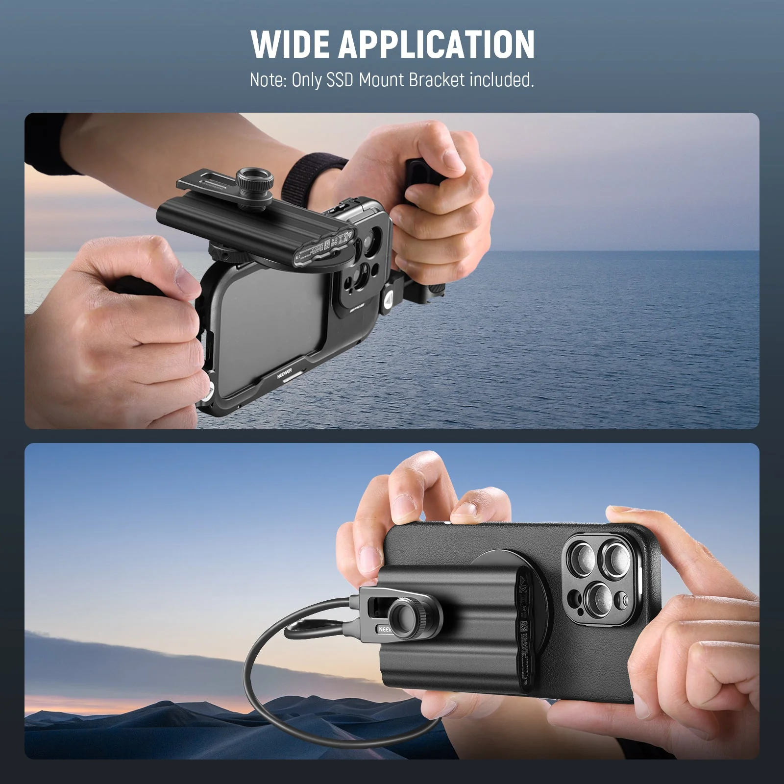 NEEWER PA085 SSD Halterung mit abnehmbarem Cold Shoe – Bild 9