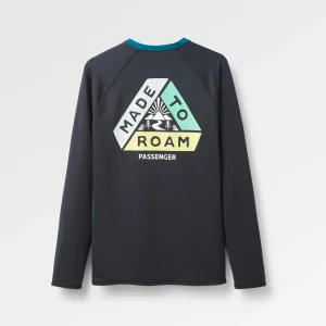 Lakeside Aktiv-T-Shirt - Schwarz