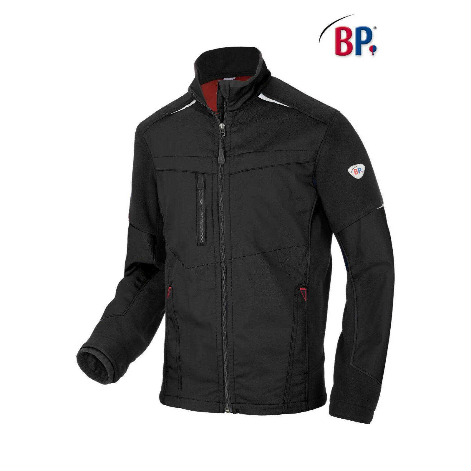 BP® Hybrid-Arbeitsjacke 1992 schwarz modern fit Herren Berufsjacke – Bild 2