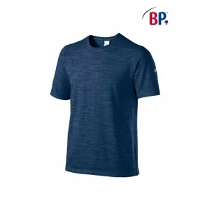 BP® T-Shirt für Sie & Ihn 1714 space blau Stretch Shirt modern fit