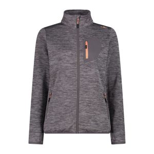 CMP Damen KnitTech Fleecejacke Woman Jacket  35H5146  terra mel.