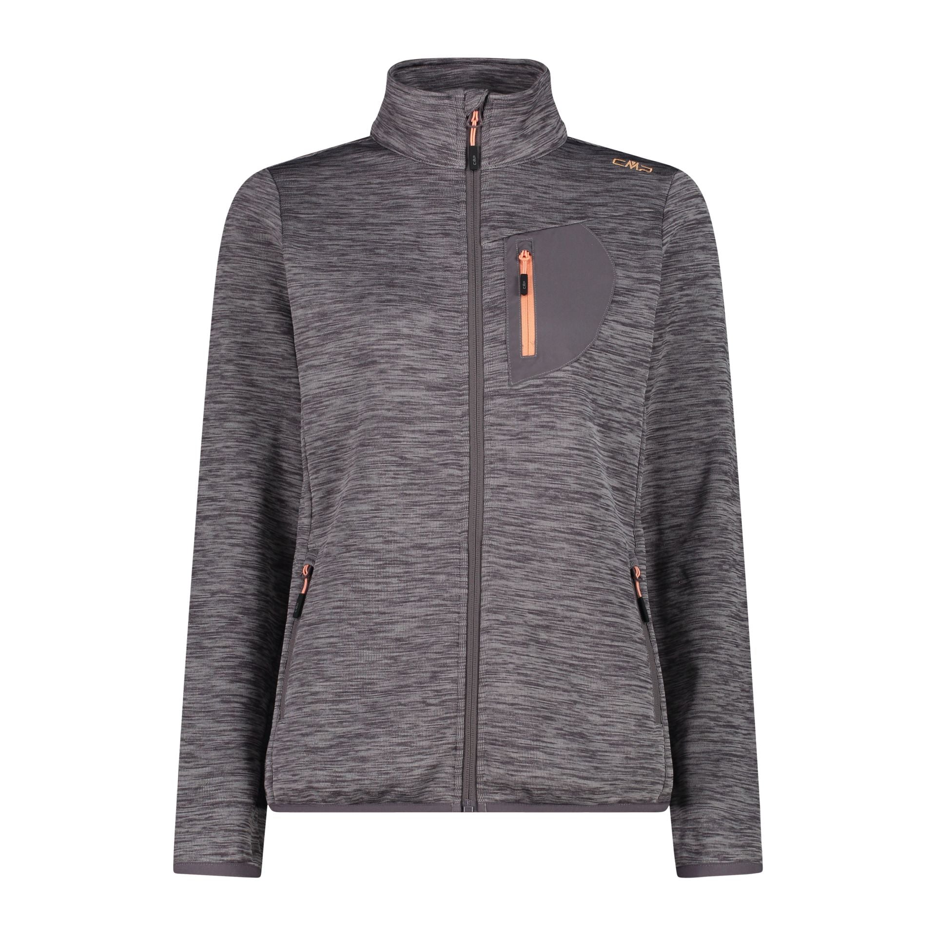 CMP Damen KnitTech Fleecejacke Woman Jacket 35H5146 terra mel.