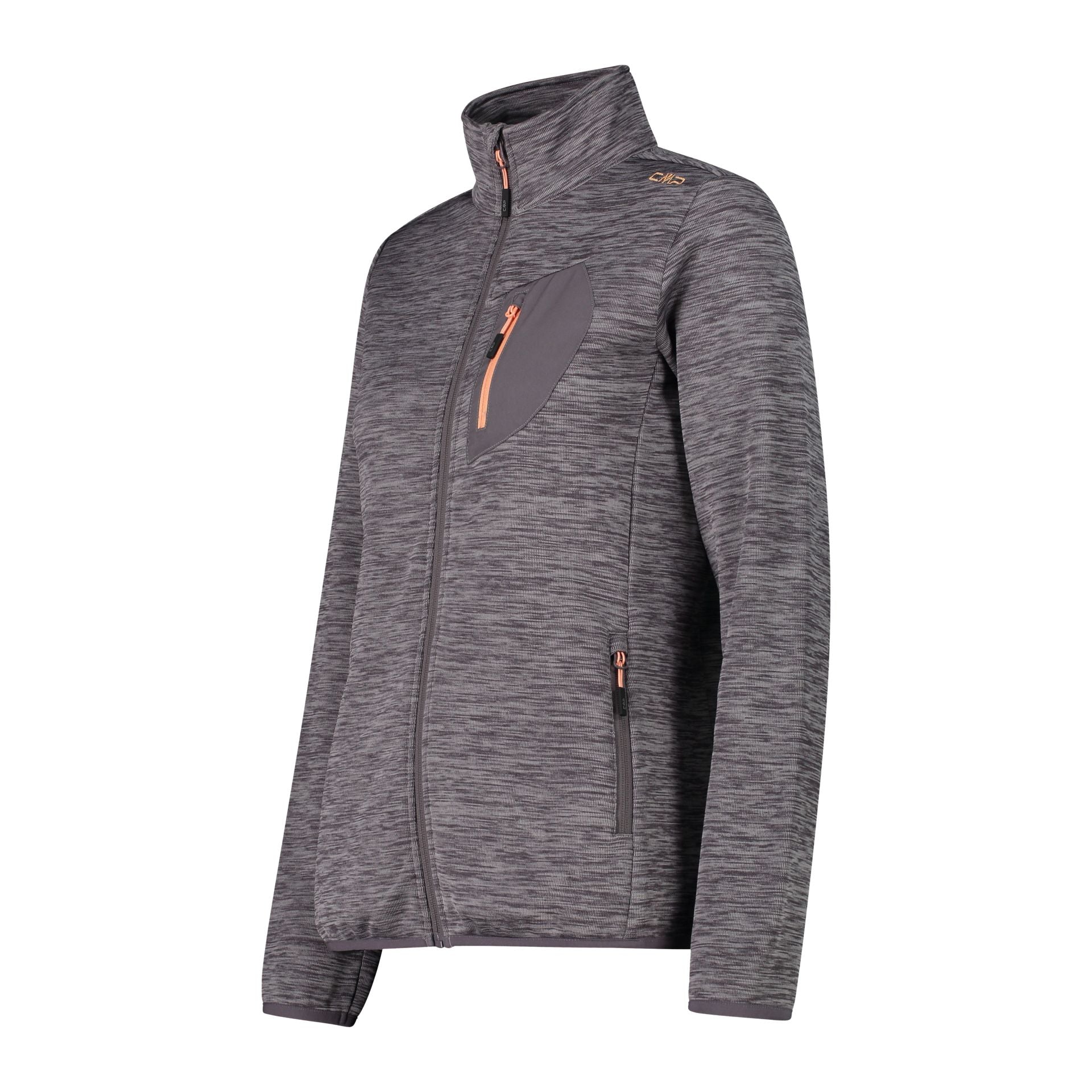 CMP Damen KnitTech Fleecejacke Woman Jacket 35H5146 terra mel. – Bild 3