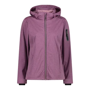 CMP Damen Softshelljacke Women Jacket Zip Hood 39A5016M pink fluo melange