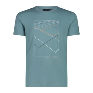 CMP Herren Funktionsshirt Stretch Man T-Shirt  39T7567  hydro-bluesteel
