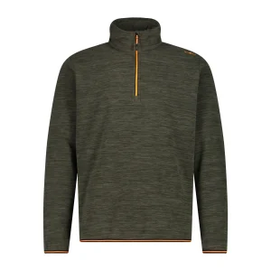 CMP Herren Melange ArcticFleece® Man Sweat  34G4897 oliv mel. Half Zip