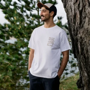 Nature Baumwoll-T-Shirt - Weiß