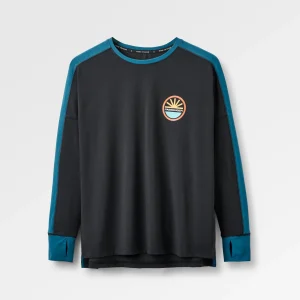 Chase The Light Active Langarmshirt - Schwarz