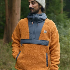 Woodland Gefüttertes Polar Sherpa Fleece - Retro Orange
