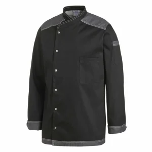 LEIBER Kochjacke 12/2596 Jeansoptik Damen Herren unisex Fb. schwarz jeansgrau