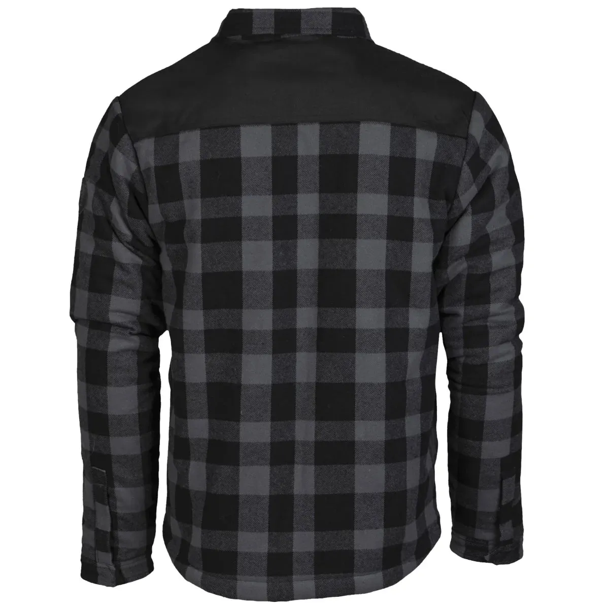 MIL-TEC® Lumberjacket schwarz/grau Holzfällerjacke Jacke – Bild 3