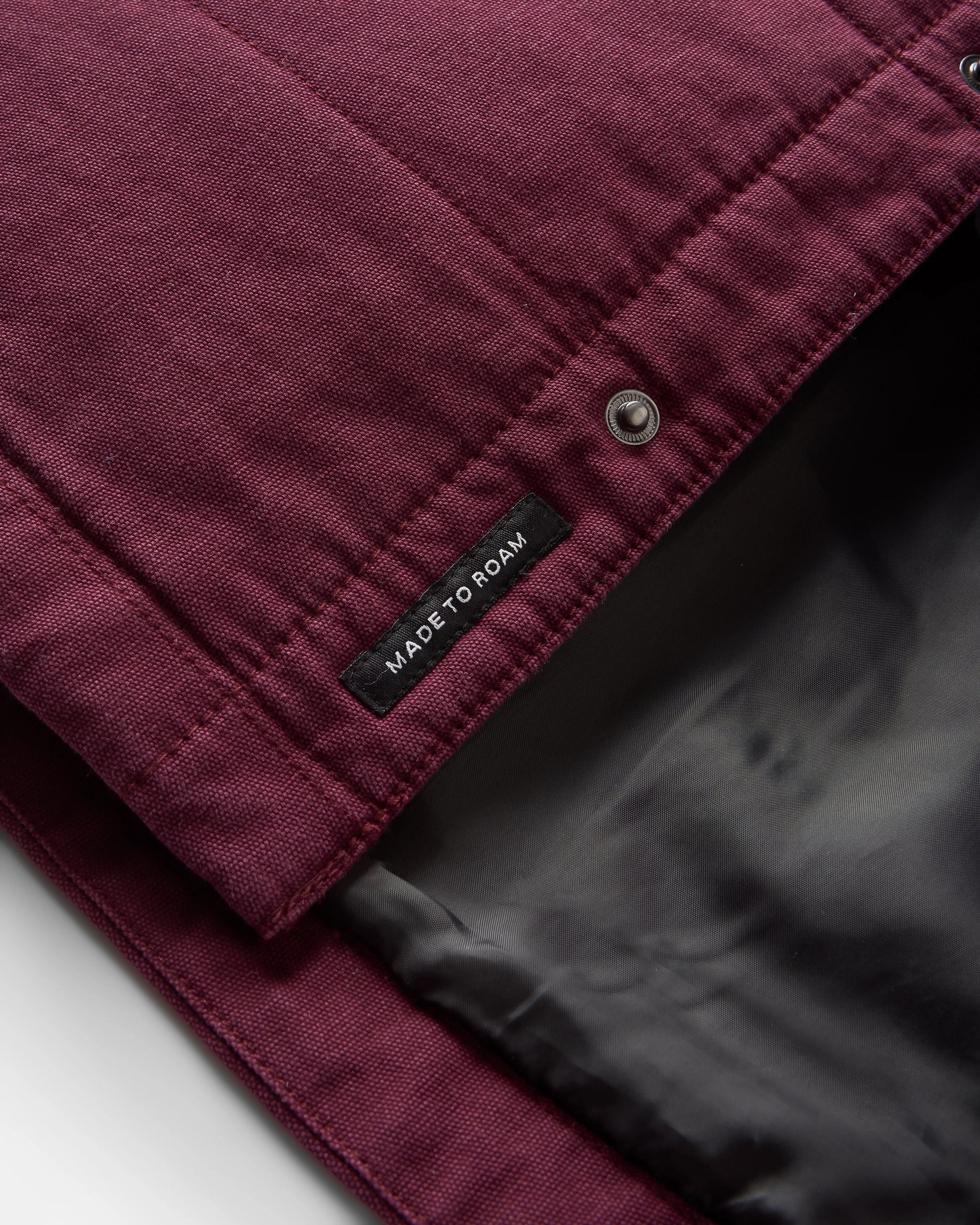 Taranaki Canvas Gestepptes Überhemd - Feige – Bild 6