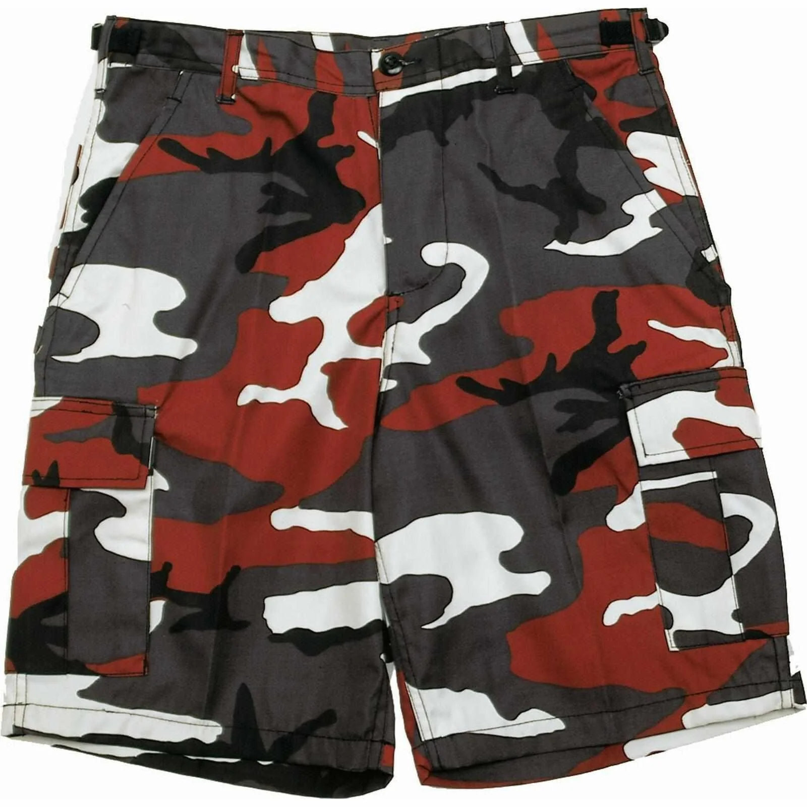 Mil-TEC Bermuda T/C red camo kurze Hose Military Shorts Bermudas Tarnhose – Bild 2