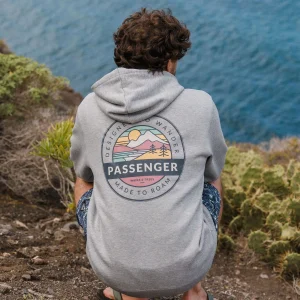 Odyssey Bio-Baumwoll-Hoodie - Graumeliert