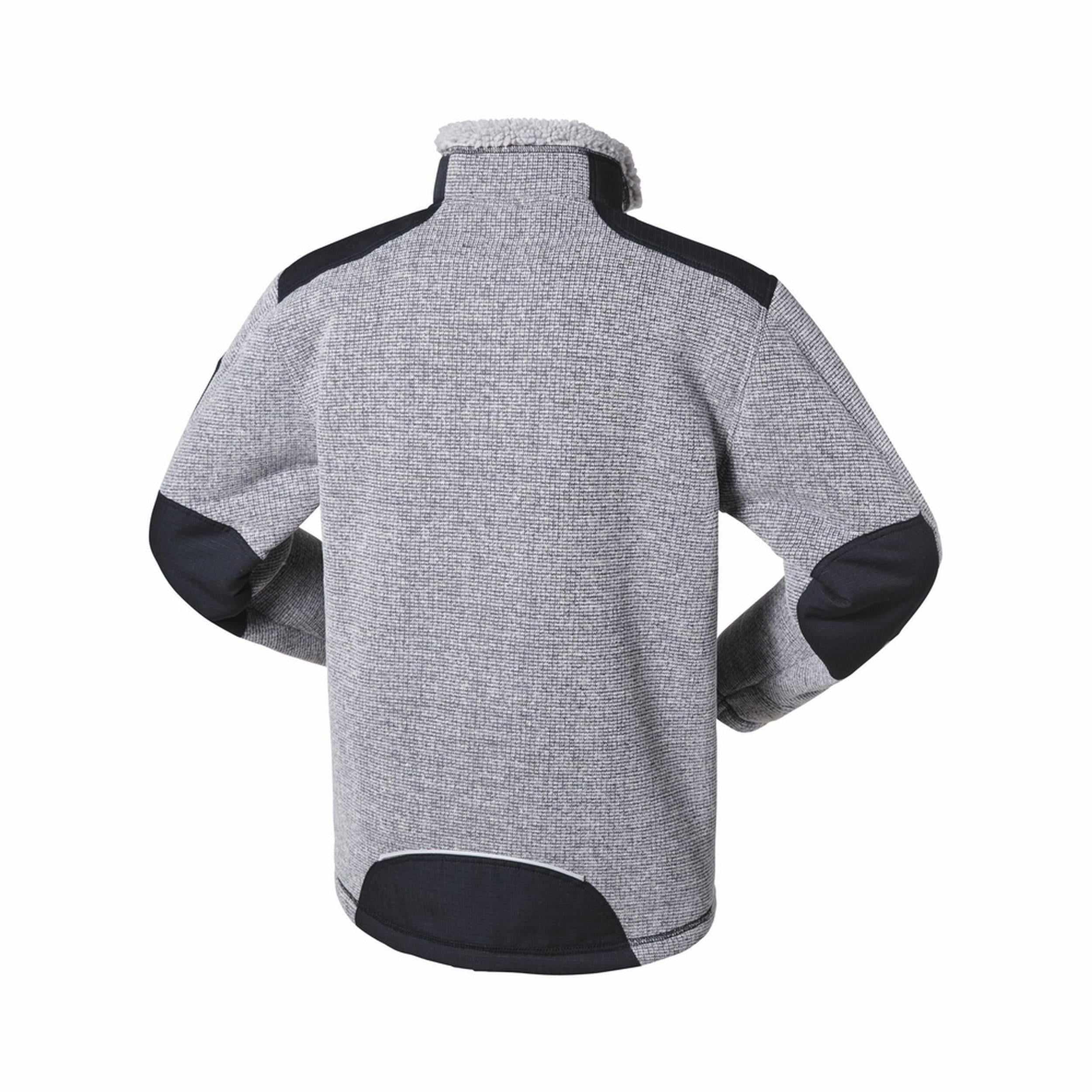 Pionier Workwear Wirkflor Troyer W0 82001 hellgrau Teddy Webpelz Pullover – Bild 3