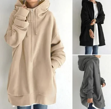 Damen-Hoodie mit Reißverschluss - Herbst/Winter – Bild 5