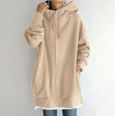 Damen-Hoodie mit Reißverschluss - Herbst/Winter – Bild 6
