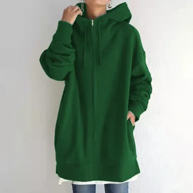 Damen-Hoodie mit Reißverschluss - Herbst/Winter – Bild 9