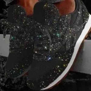 Glitzersneaker mit Pailletten - bequeme Trendschuhe