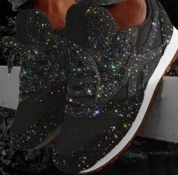 Glitzersneaker mit Pailletten - bequeme Trendschuhe