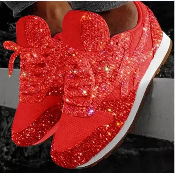 Glitzersneaker mit Pailletten - bequeme Trendschuhe – Bild 5