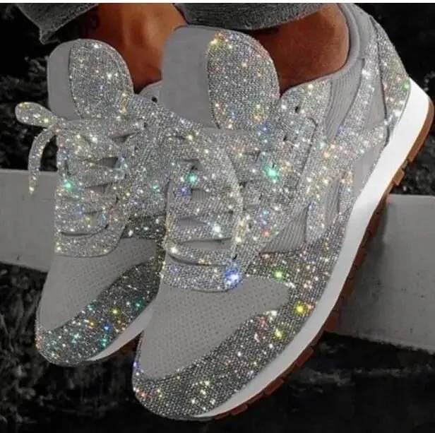 Glitzersneaker mit Pailletten - bequeme Trendschuhe – Bild 6