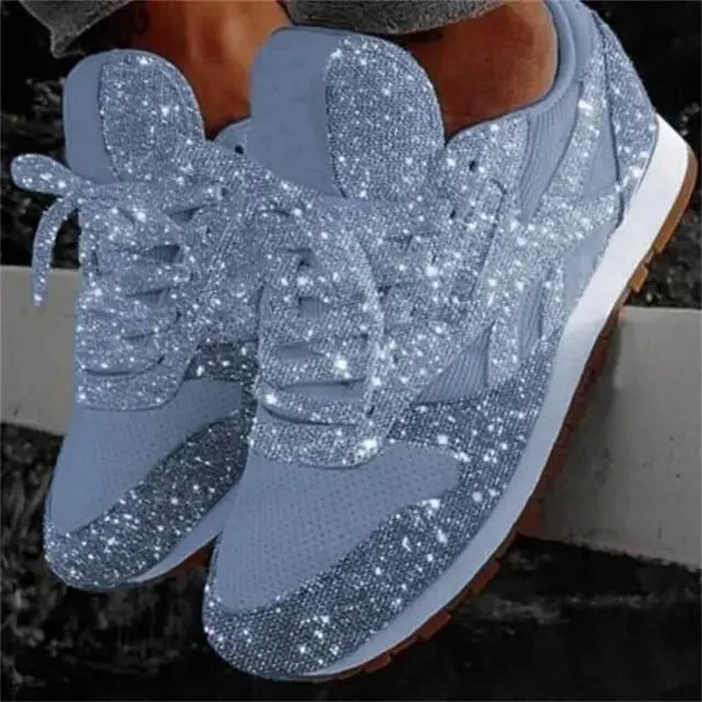 Glitzersneaker mit Pailletten - bequeme Trendschuhe – Bild 7