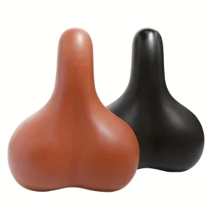 Bequemer Fahrradsattel – Breiter Komfortsitz für City- & Rennräder | Universeller Weicher Sattel für Damen & Herren