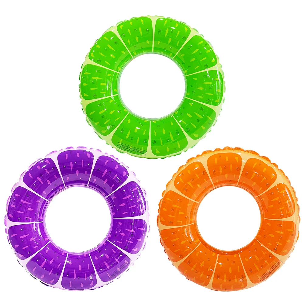 Aufblasbarer Schwimmring mit Fruchtmotiv – PVC Pool Schwimmreifen für Strand & Poolparty – Bild 3