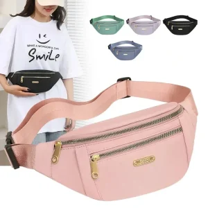 Damen Gürteltasche – Modische Fanny Pack mit Reißverschluss | Brusttasche, Schultertasche & Reise Bauchtasche