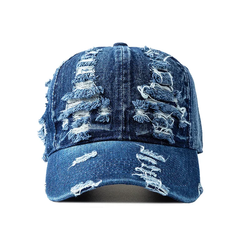 Baseballcap aus Gewaschenem Denim | Vintage Baseballcap für Damen & Herren | Atmungsaktive Verstellbare Baseballcap für Frühling & Sommer – Bild 9