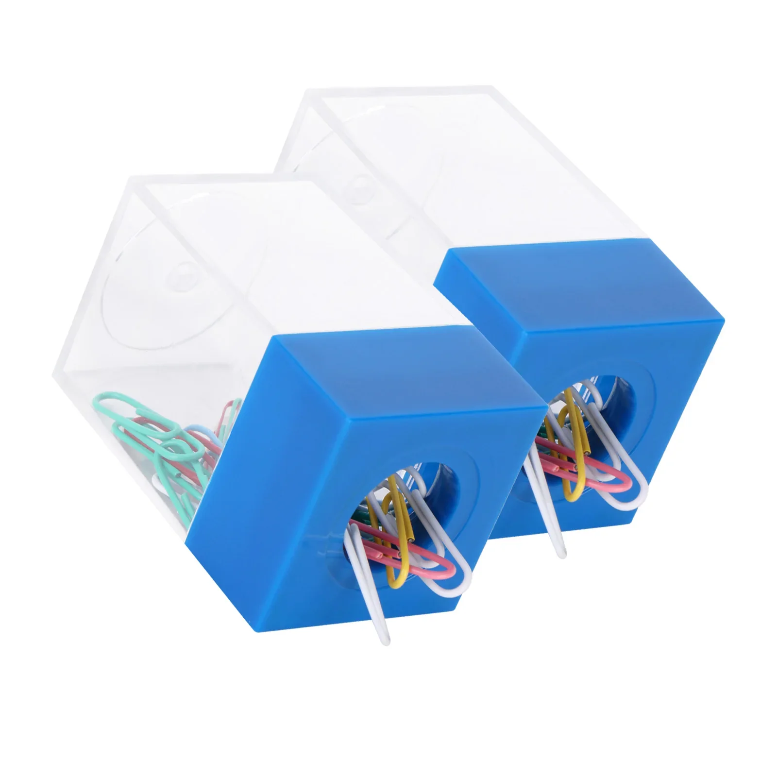 Magnetischer Büroklammernspender inkl. 30 Klammern – Schreibtisch Organizer für Zuhause, Schule & Büro | Metall-Pin Halter Box – Bild 5