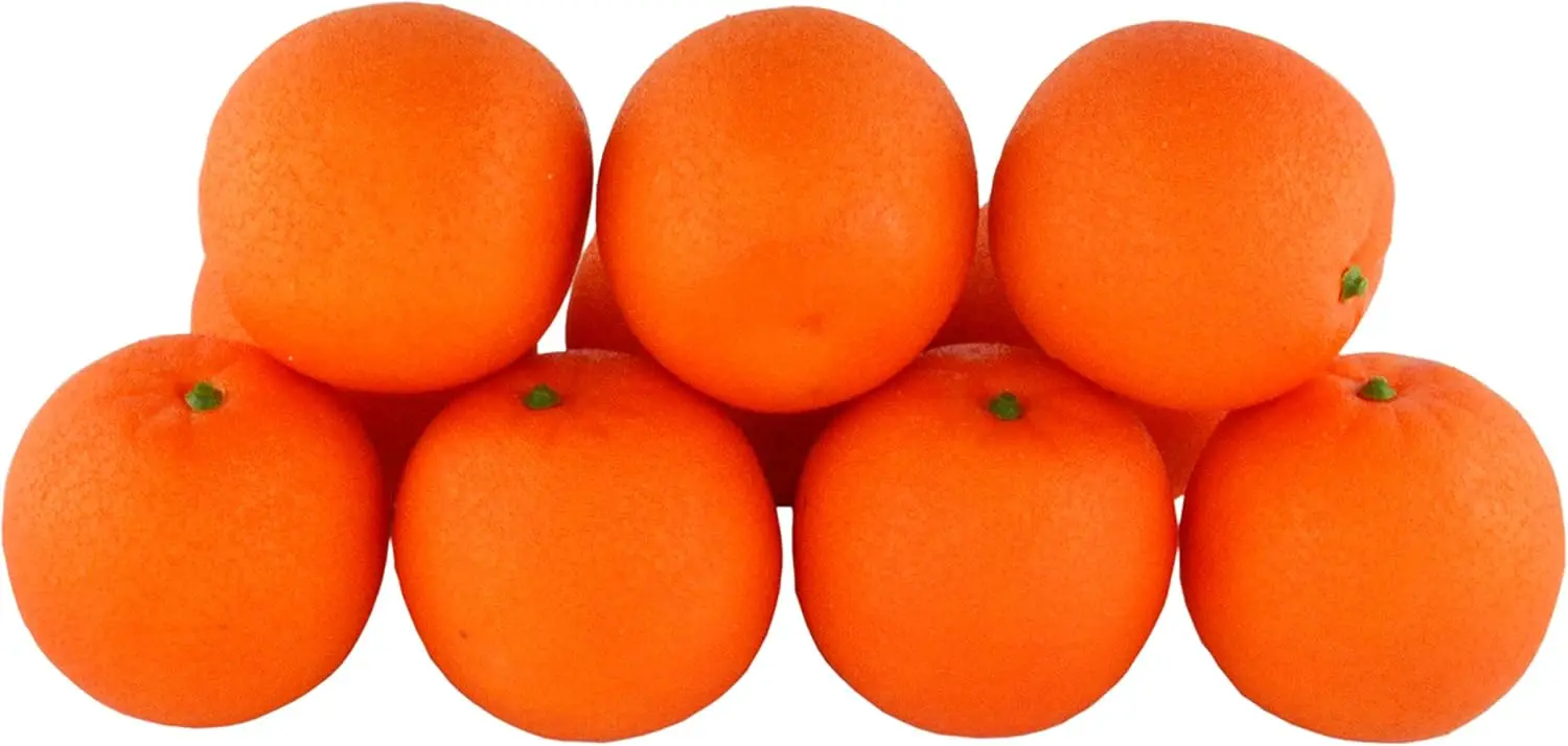 10 Stück Künstliche Orangen – Realistische Plastik Simulationsfrüchte für Zuhause, Küche & Party Dekoration – Bild 5