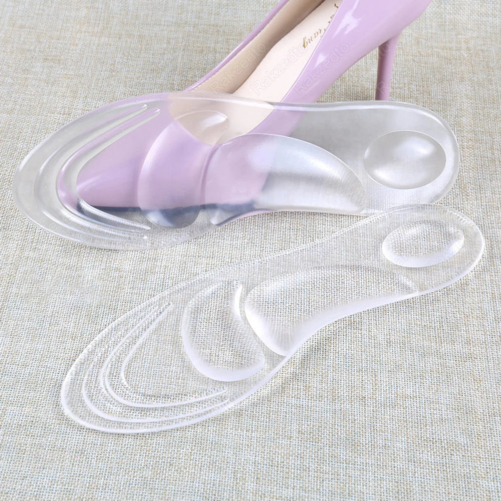 Silikon Orthopädische Einlegesohlen Damen | Fußgewölbeunterstützung & Massage Gel Pads bei Plattfüßen & Plantarfasziitis – Bild 8