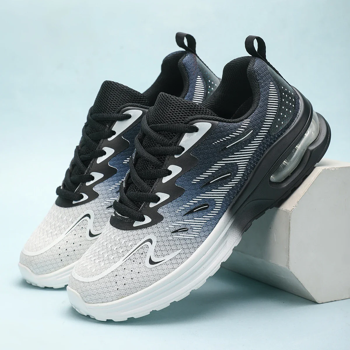 Damen Cushion Sneaker – Modische Walkingschuhe | Atmungsaktive Mesh Tennisschuhe & Sportschuhe – Bild 7