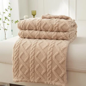 Sherpa Decke – Weicher, dicker und warmer Fleece Überwurf für Zuhause, Sofa, Neugeborene, Kinderbettwäsche & Reise