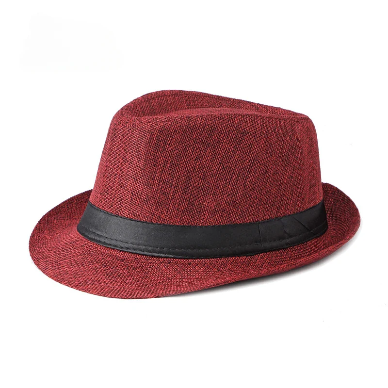 Jazz Fedora Hut – Strand Leinen Top Hat für Herren & Damen, Frühling & Sommer, Sonnenschutz Outdoor – Bild 6