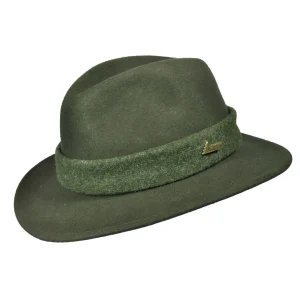 SKOGEN Wollhut Rollhut Hut Jagdhut Lodenhut Leuchtgarnitur