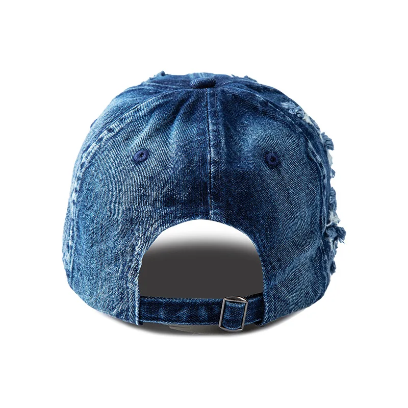Baseballcap aus Gewaschenem Denim | Vintage Baseballcap für Damen & Herren | Atmungsaktive Verstellbare Baseballcap für Frühling & Sommer – Bild 4