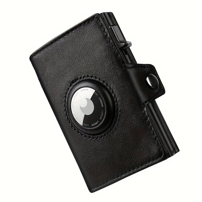 Herren RFID Geldbörse mit Münzfach – AirTag Wallet Schlank Minimalistisch mit Tracking Funktion – Bild 2